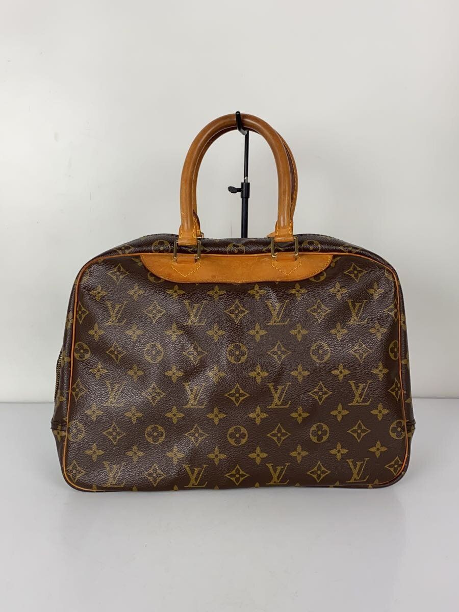 LOUIS VUITTON 2)ボーリング・ヴァニティ(ドーヴィル)_モノグラム・キャンバス_BRW PVC ブラウン - メルカリ