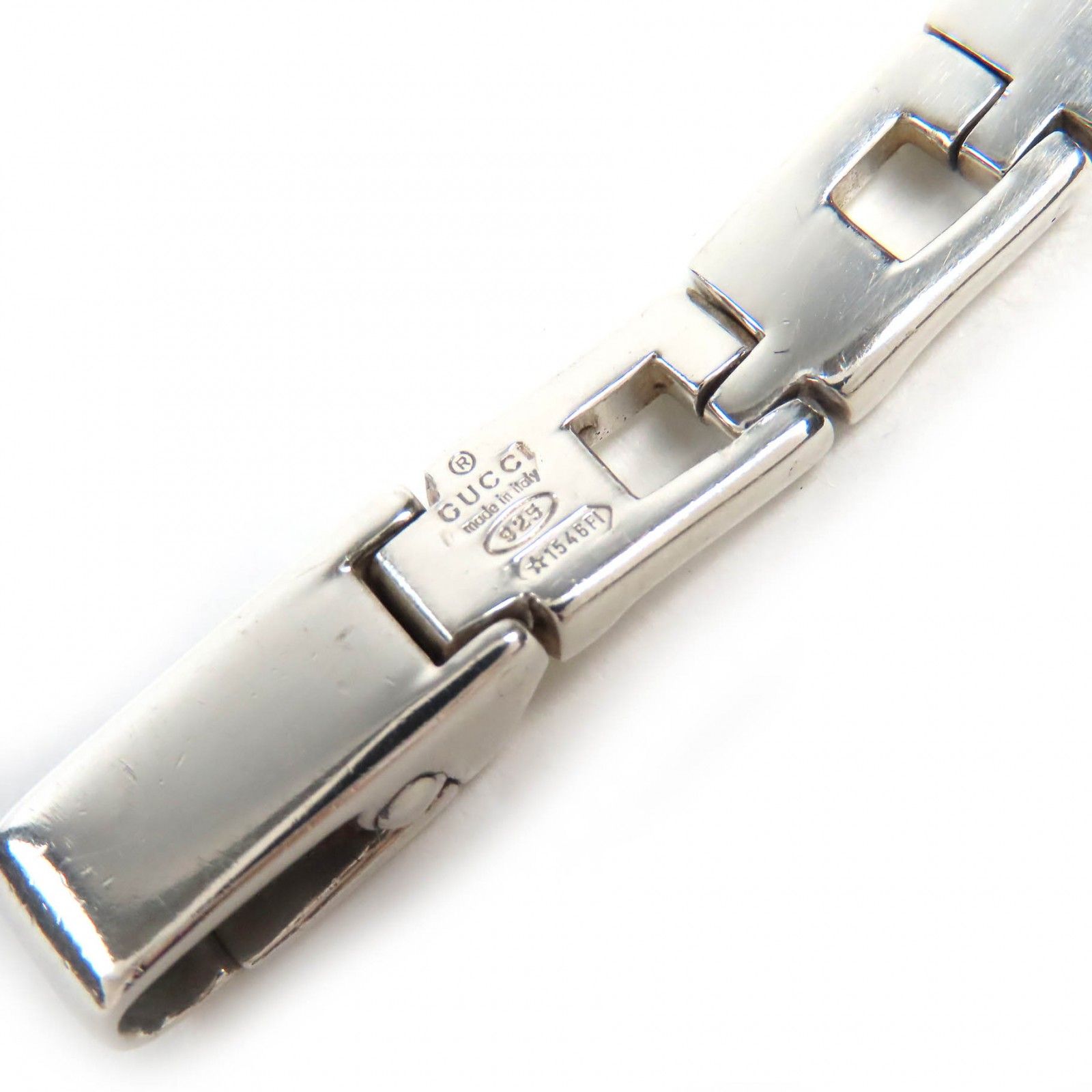 美品△GUCCI グッチ SV925 オールドグッチ Gロゴ チェーン