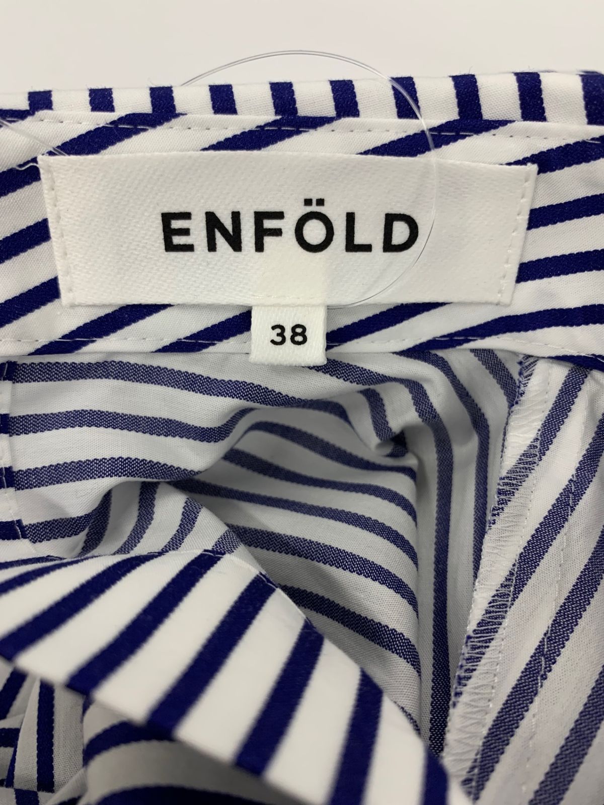 ENFOLD - エンフォルド OUB PULLOVER 300HA430-2910 ブラウス 38 ブルー IT4Z5B13HP6O ORB PULLOVER（300HA430－2910
