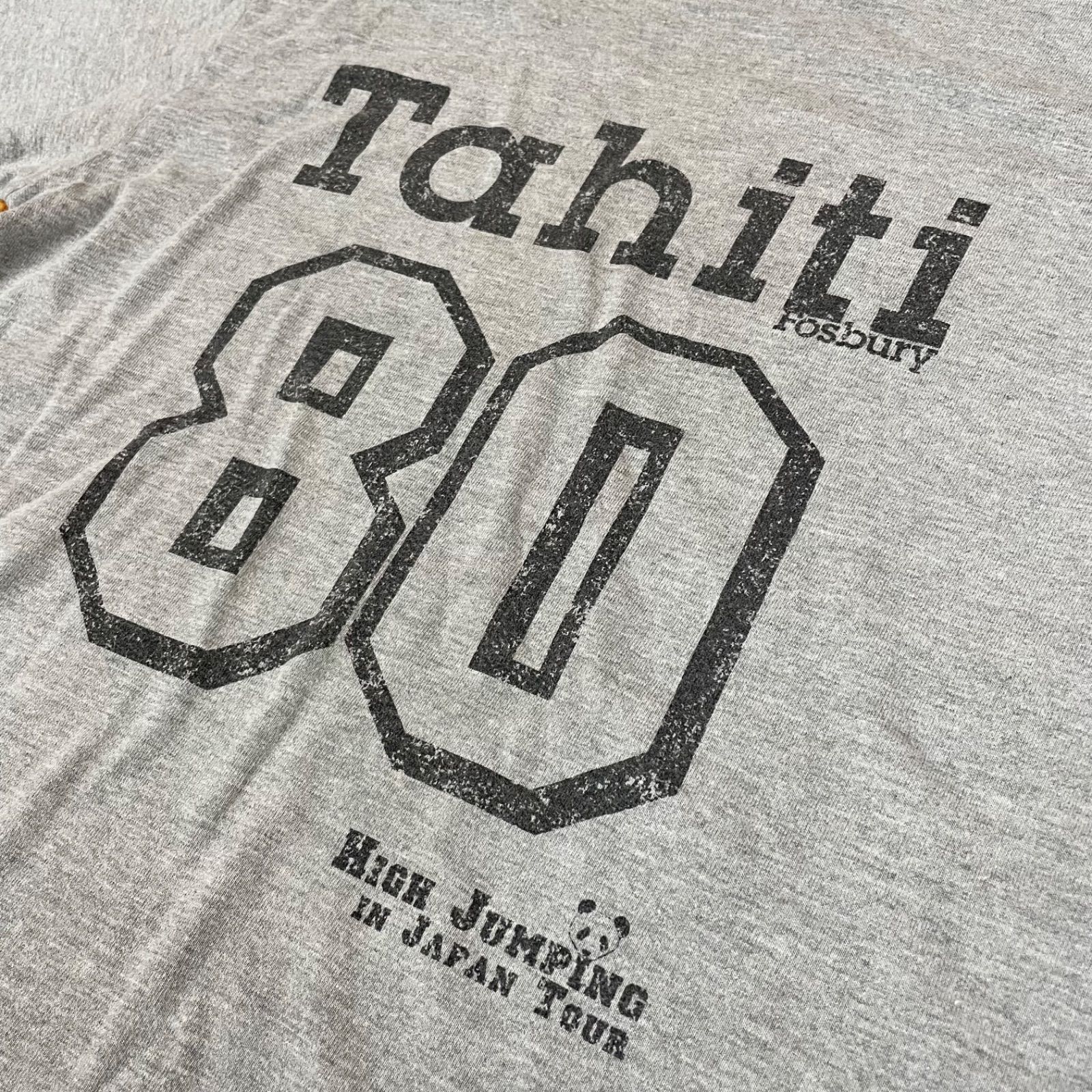 TAHITI 80 ツアーTシャツ S グレー タヒチエイティー HIGH JUMPING IN 