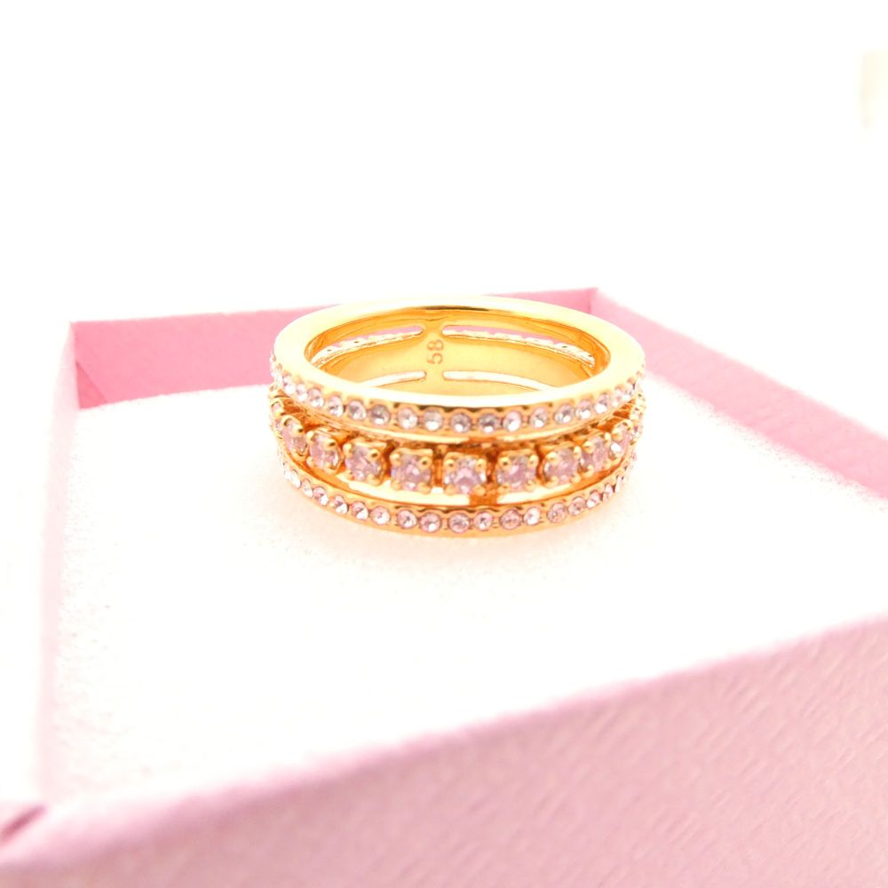 美品 SWAROVSKI スワロフスキー 5441200 FURTHER 指輪 58 17号