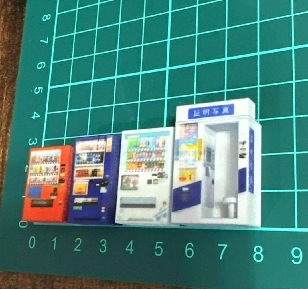 HOゲージ★1/80★本屋４個★フィギュアに★1/64より小★鉄道模型 ジオラマ HOゲージ☆1/80☆本屋4個☆フィギュアに☆1/64より