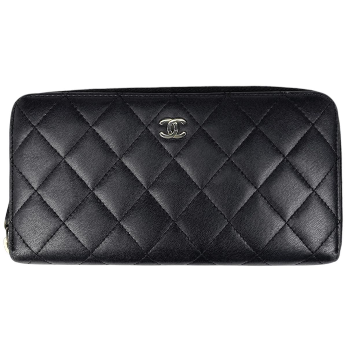【CHANEL】シャネル ココマーク ラウンドファスナー レザー 財布 シャネル CHANEL ココマーク ラウンドファスナー 長財布