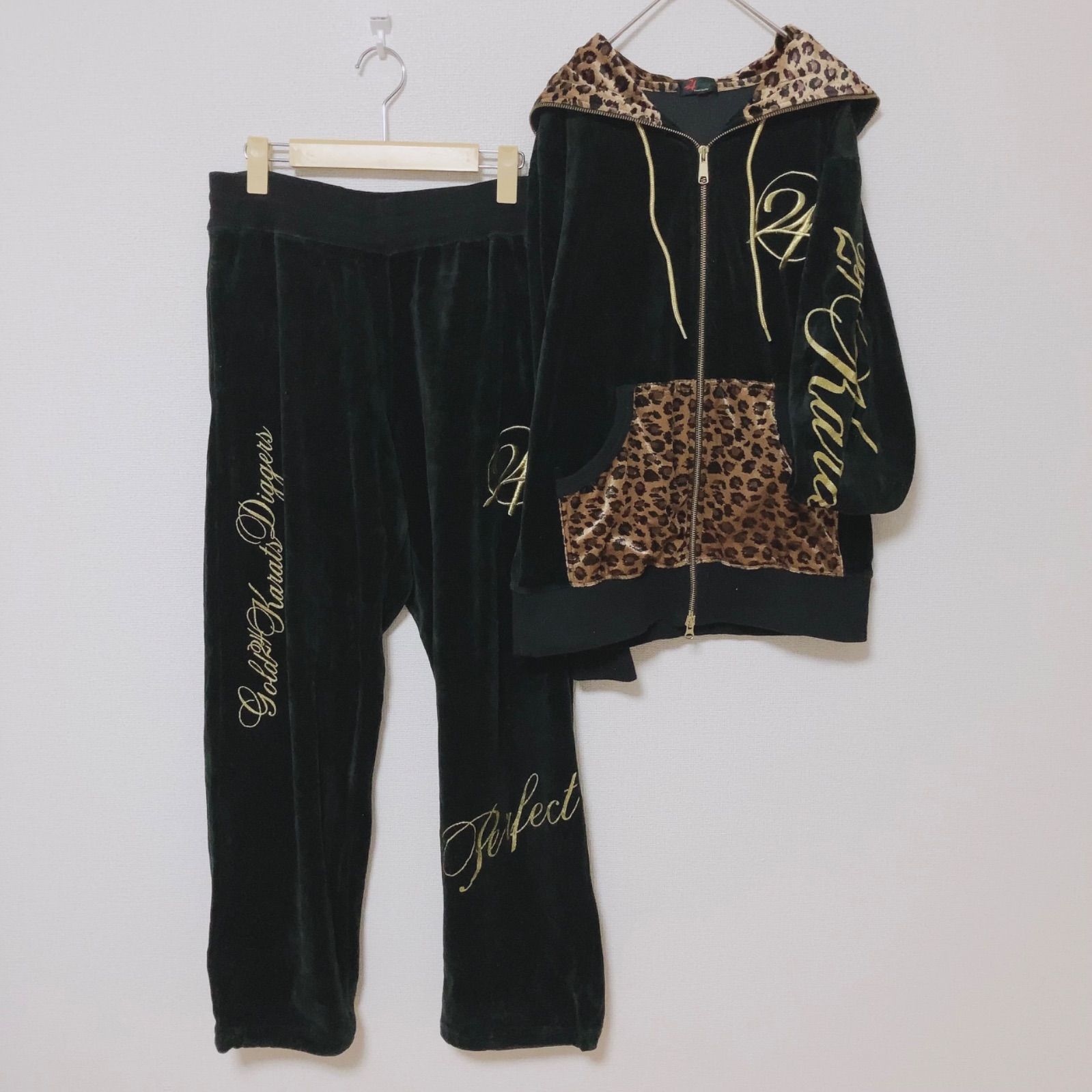 zm967 【美品】24カラッツ 24karats 限定品 ベロア ジャージ