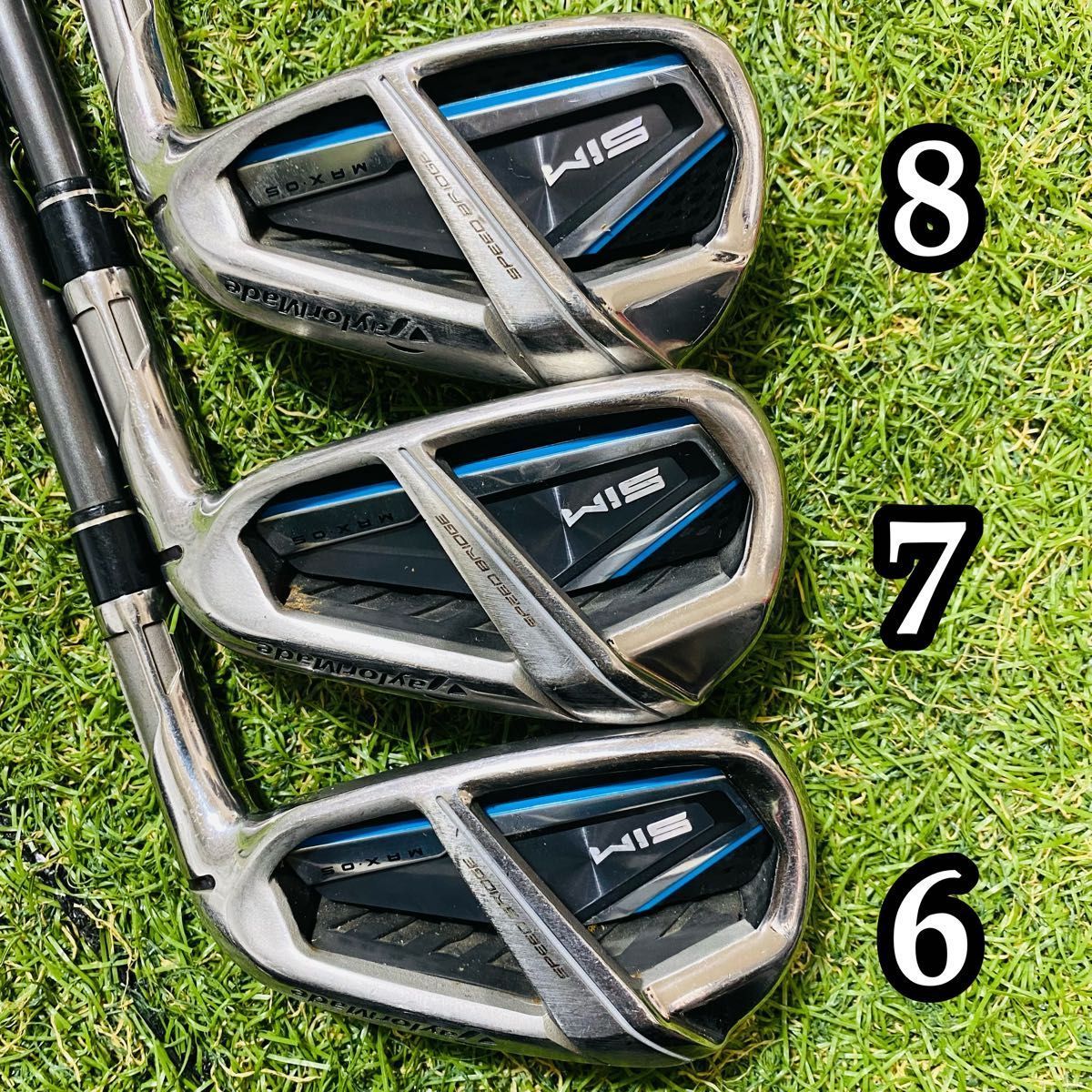 (中古)テーラーメイド SIM MAX アイアンセット 6-9P 5本組 Sフレックス KBS MAX85 JP 右利き用 Cランク 中古テーラーメイド SIM MAX アイアンセット 25° Sフレックス 37.875