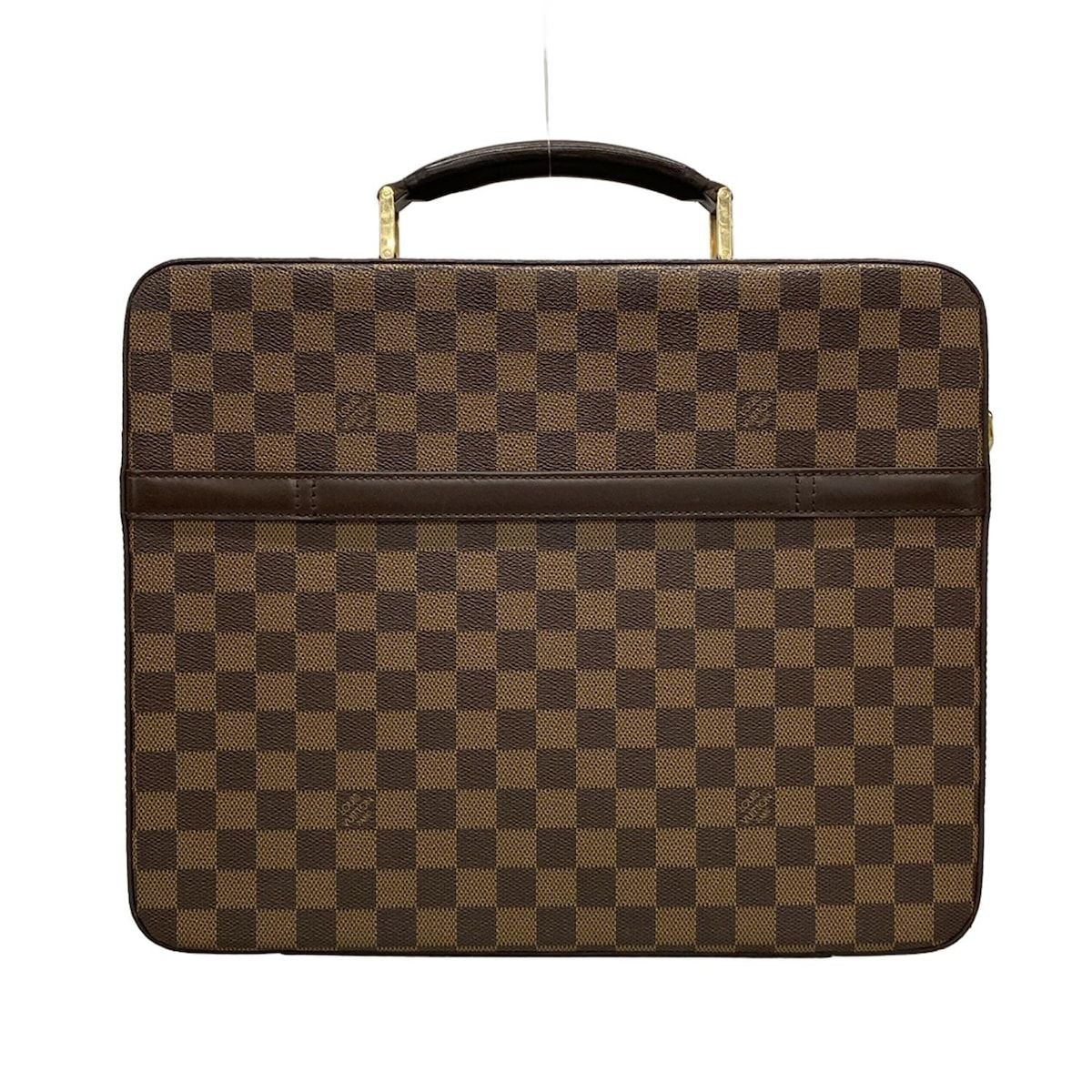 LOUIS VUITTON ルイヴィトン ビジネスバッグ ダミエ ポルト オルディナトゥール サバナ N53355 エベヌ DECORATOM_COM_BR