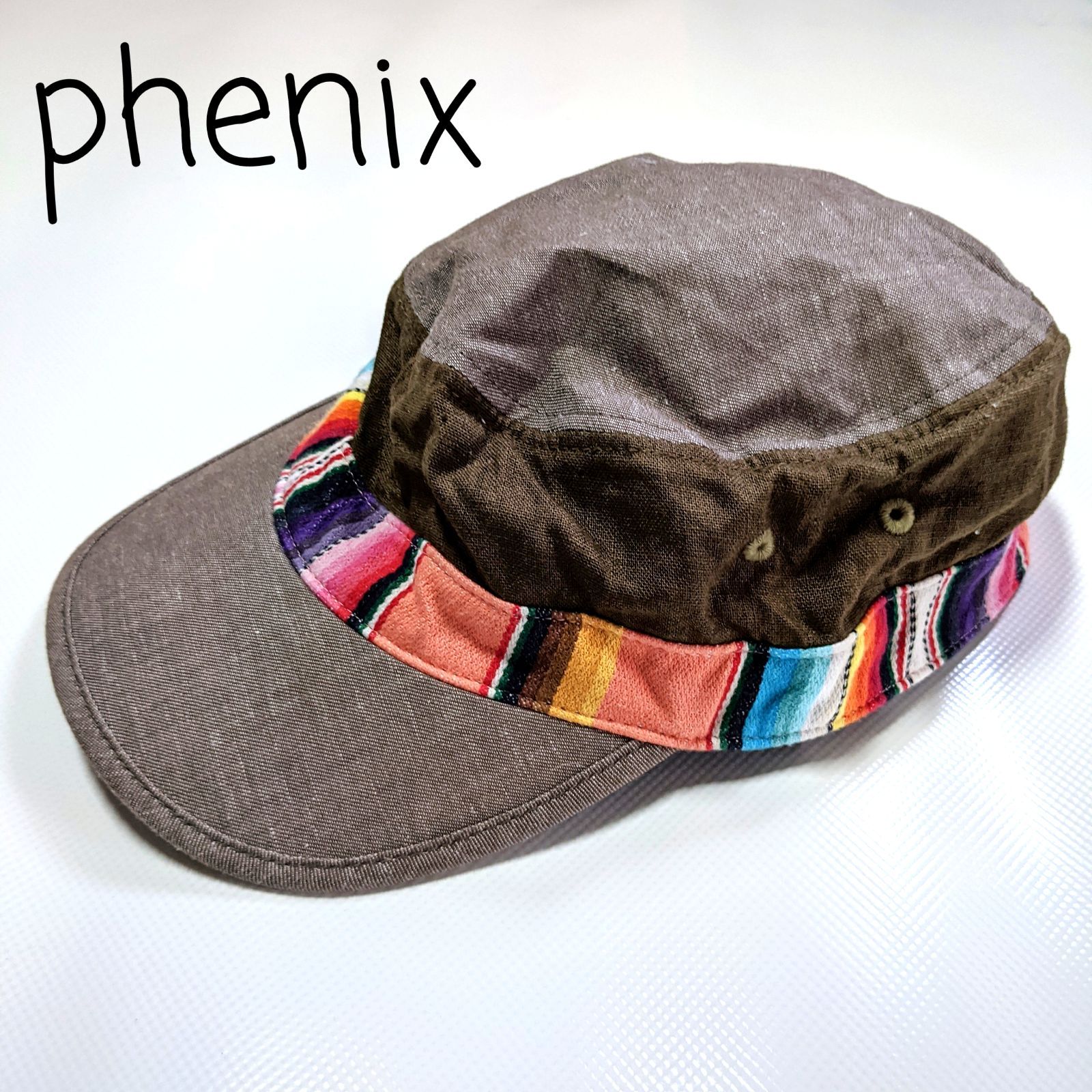 phenix phenix/ROVER ADVENTURE WORK CAP シフォン 帽子/ヘア小物 キャップ カーキ