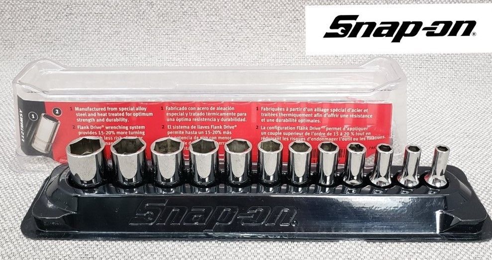 Snap-on スナップオン 1|4 6角セミディープソケット 12本セット 112TMMSY