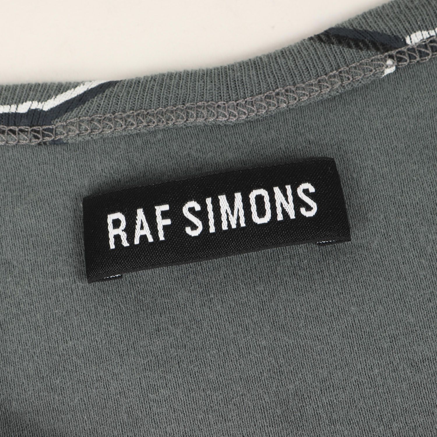 美品】RAF SIMONS ラフシモンズ タンクトップ / バック ロゴ ハニカム