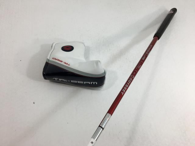 【中古ゴルフクラブ】オデッセイ TRI-BEAM (トライビーム) DOUBLE WIDE パター 2023 STROKE LAB(ストローク ラボ) 70C RED シャフト パター【14日間返品OK】