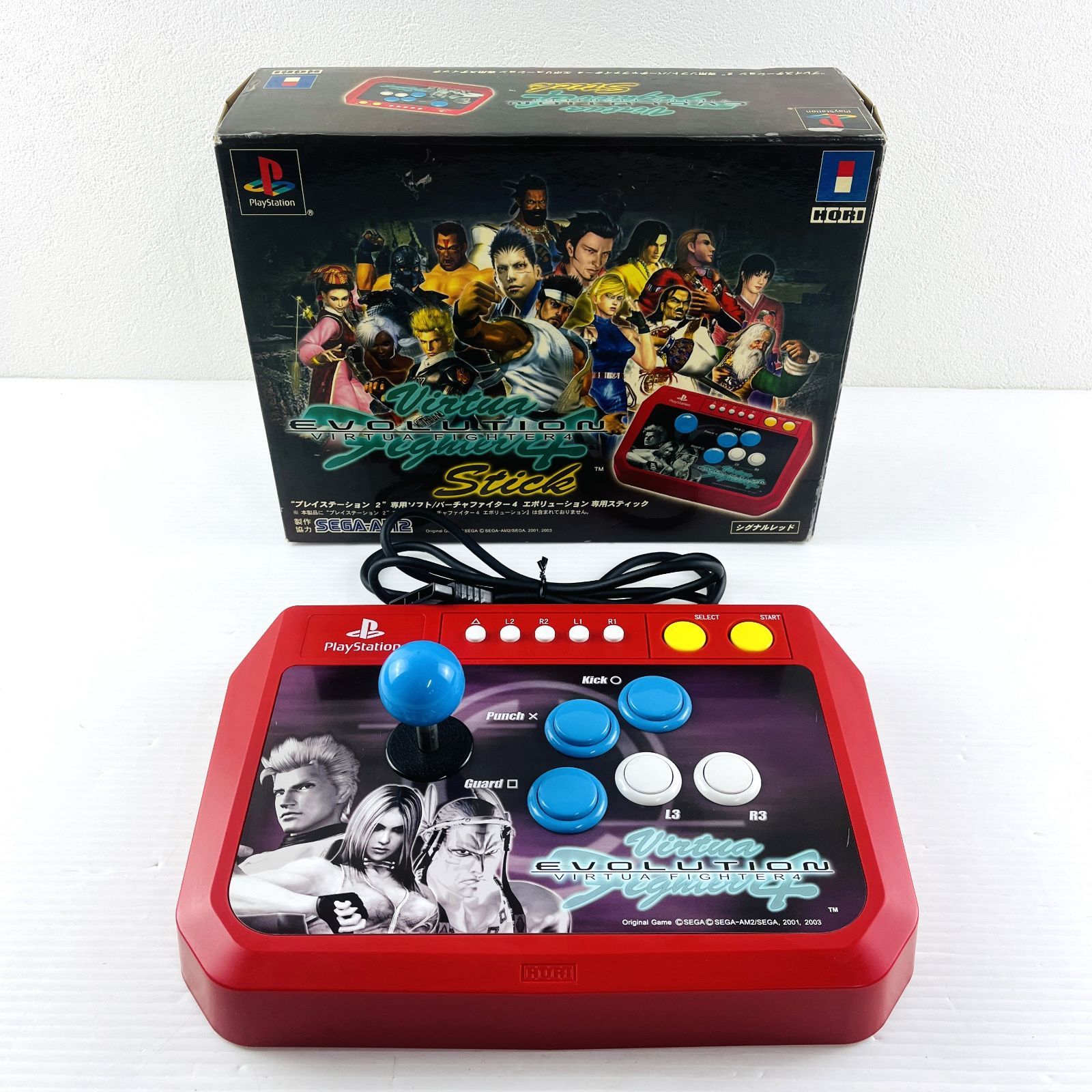 ◇【美品】PS2 HORI Vertua Fighter4 EVOLUTION 専用 スティック アケコン バーチャファイター4 エボリューション ホリ  SEGA シグナルレッド - メルカリ