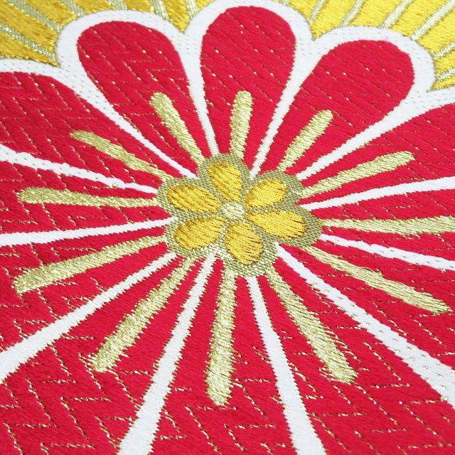 【梅】正絹　袋帯　振袖　渋みの金　古典 梅】正絹袋帯振袖渋みの金古典