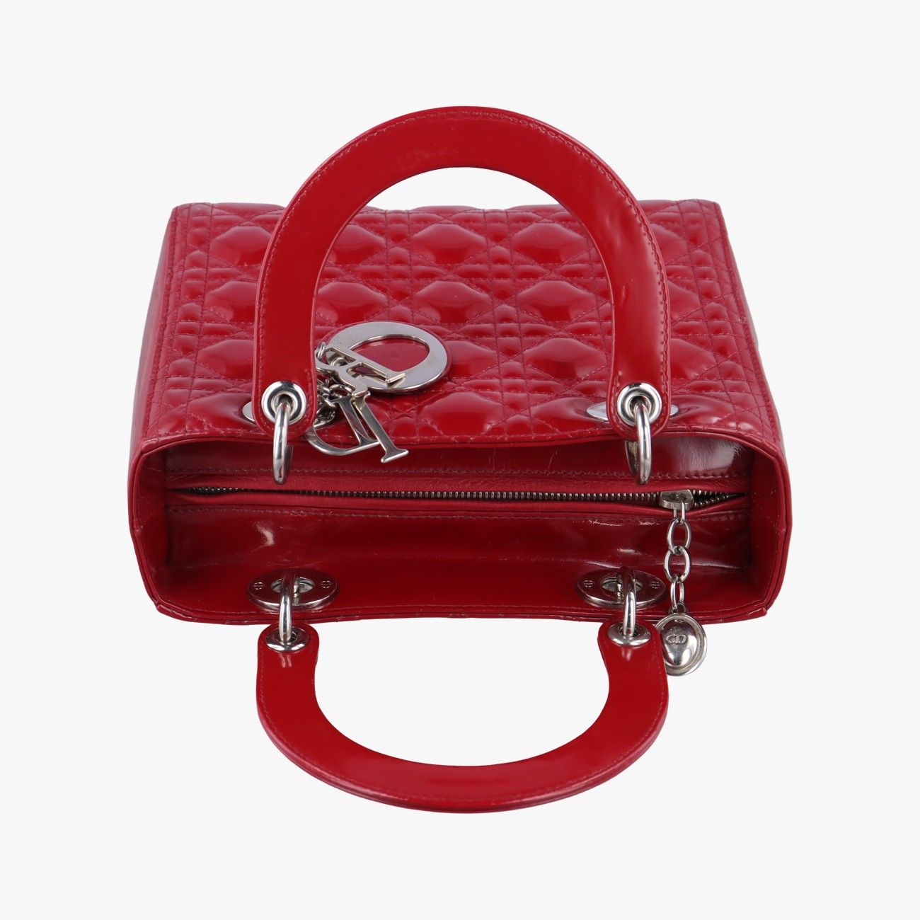 特別 クリスチャンディオールChristian Diorレディディオールレッドパテント01-BO-0173