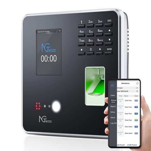 中古】タイムレコーダー 指紋パスワードアクセス制御指紋とID