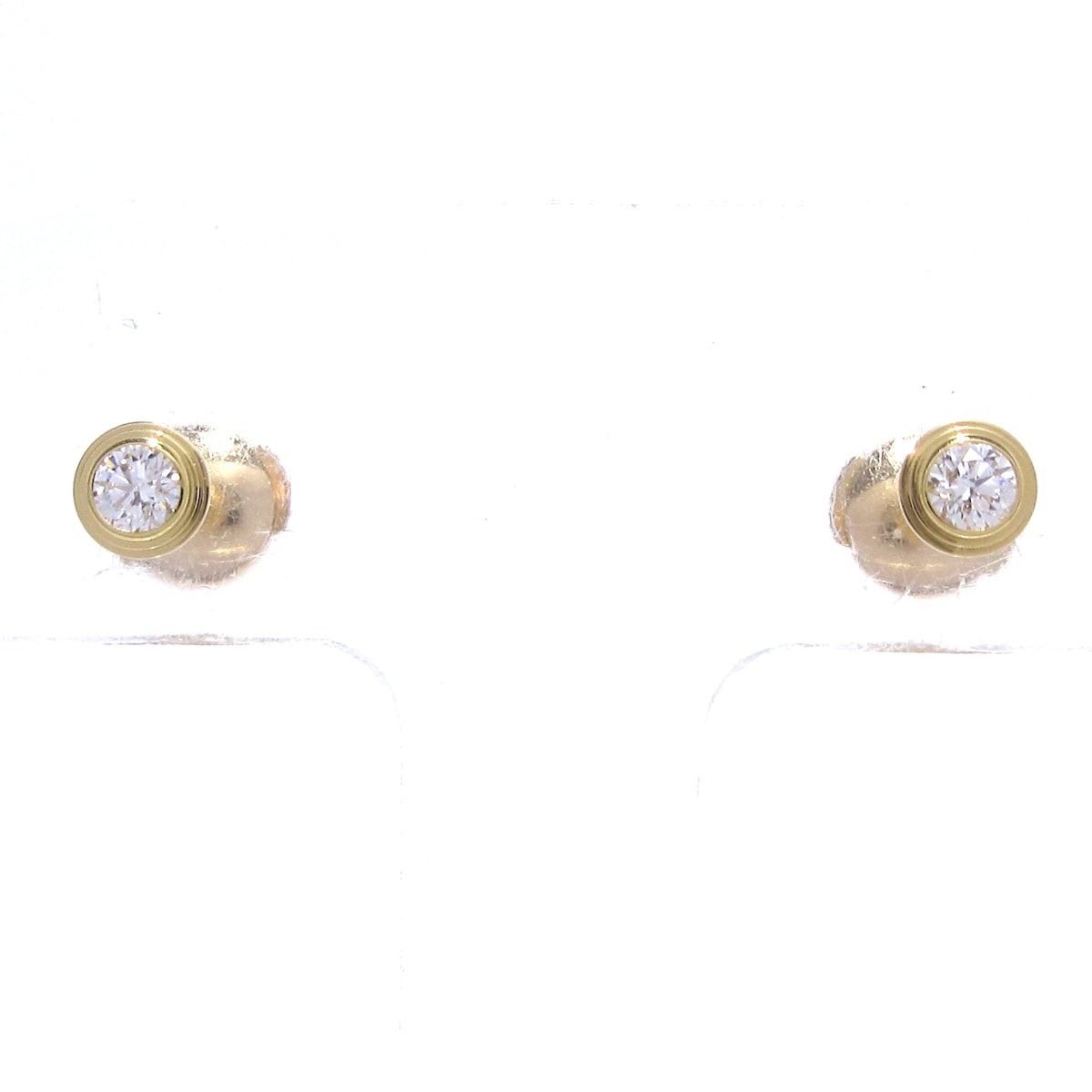 Cartier カルティエ ピアス カルティエ ダムールイヤリング B8301406 K18PG×ダイヤモンド 1Pダイヤ|ダイヤ約0.18カラット