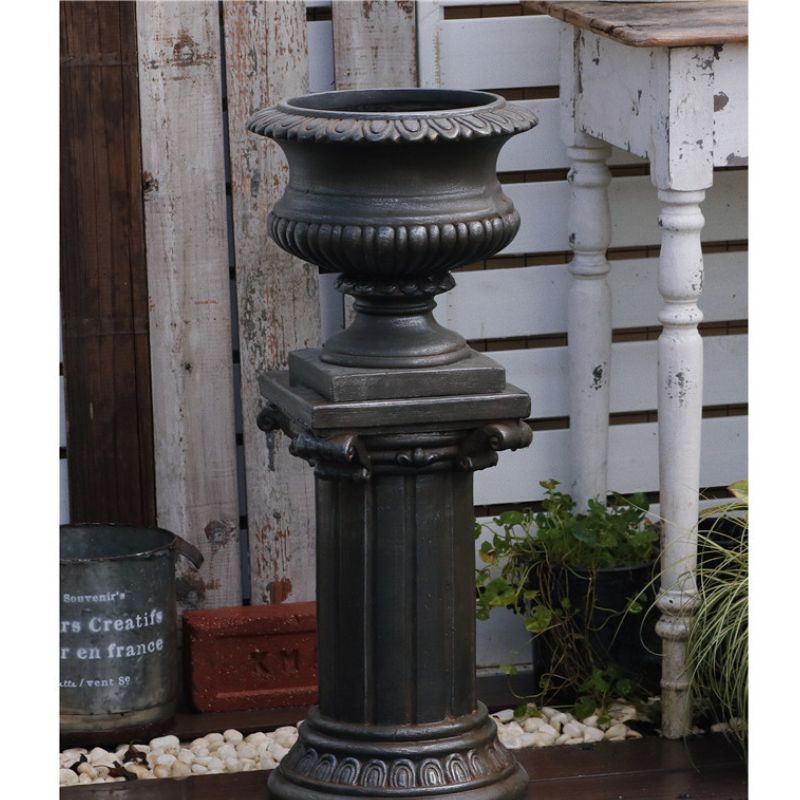 ローマ風フラワースタンド神殿コラムL 花台 アンティーク 新品 Amazon