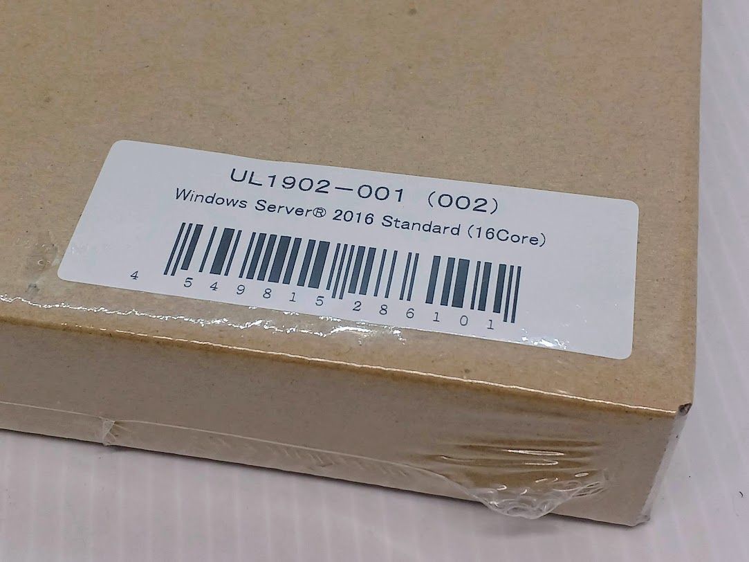 未開封 Microsoft Windows Server 2016 Standard (16Core) UL1902-001（002） - メルカリ