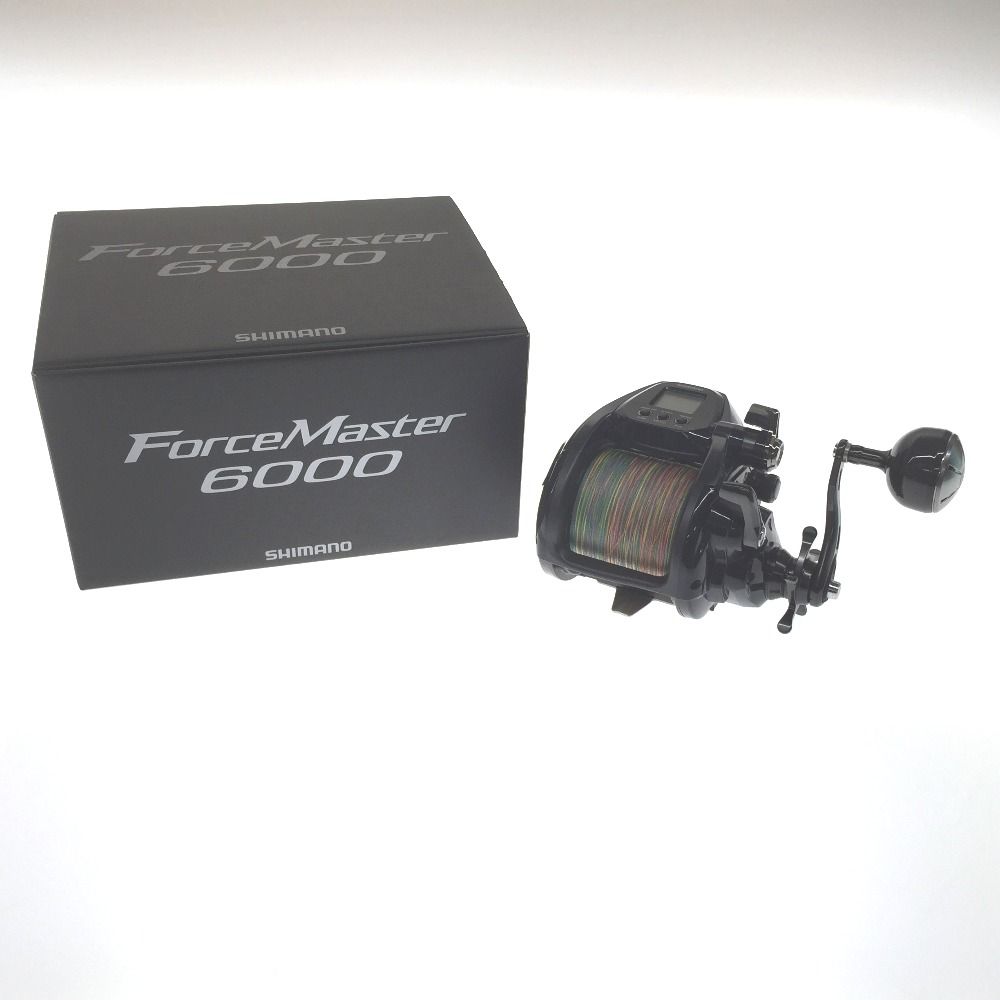 △△SHIMANO シマノ 電動リール 20フォースマスター 6000 外箱、ライン  