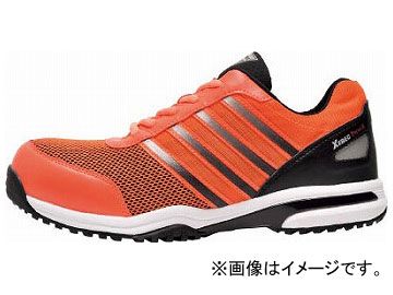 s 節約 ジーベック 85132 セフティシューズ 260 オレンジ 85132-82-260