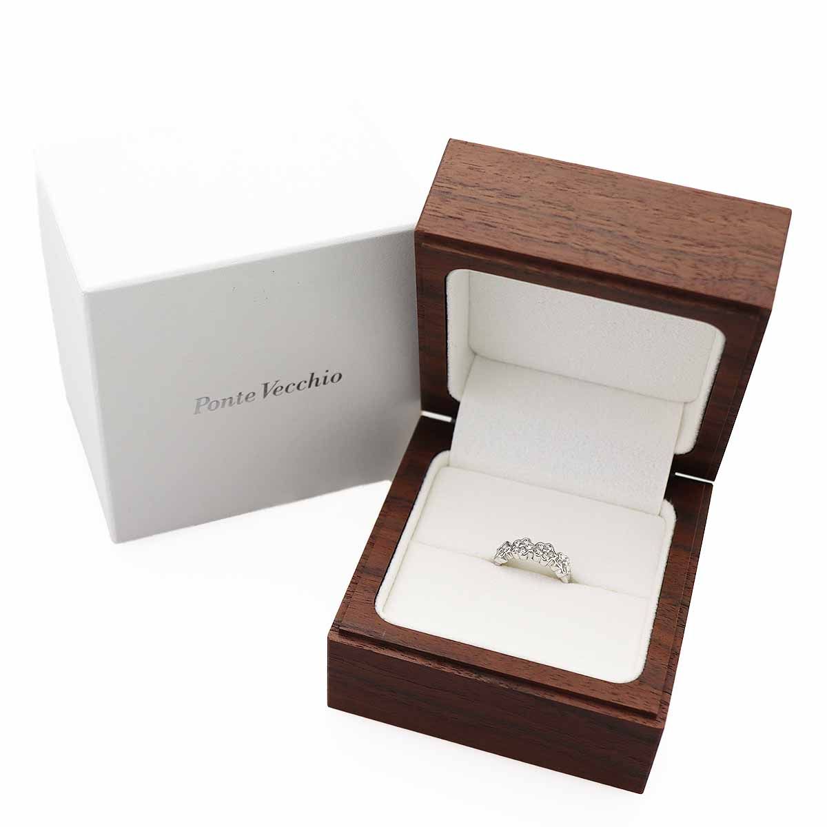 Ponte Vecchio ポンテヴェキオ フラワーモチーフ ダイヤモンド(0.46ct  