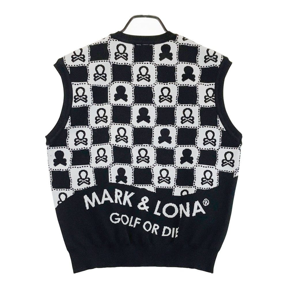 MARK & LONA スカルプリント ニットベスト サイズ：48 MARK&LONA マークアンドロナ 2023年モデル スカル