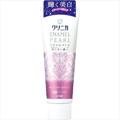 まとめ買い-60点セット クリニカ エナメルパール ホワイトフローラルミント １３０ｇ ライオン 歯磨き