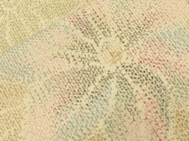 平和屋着物▽本塩沢 単衣 花尽し文 正絹 逸品 CAAV3797dy - メルカリ