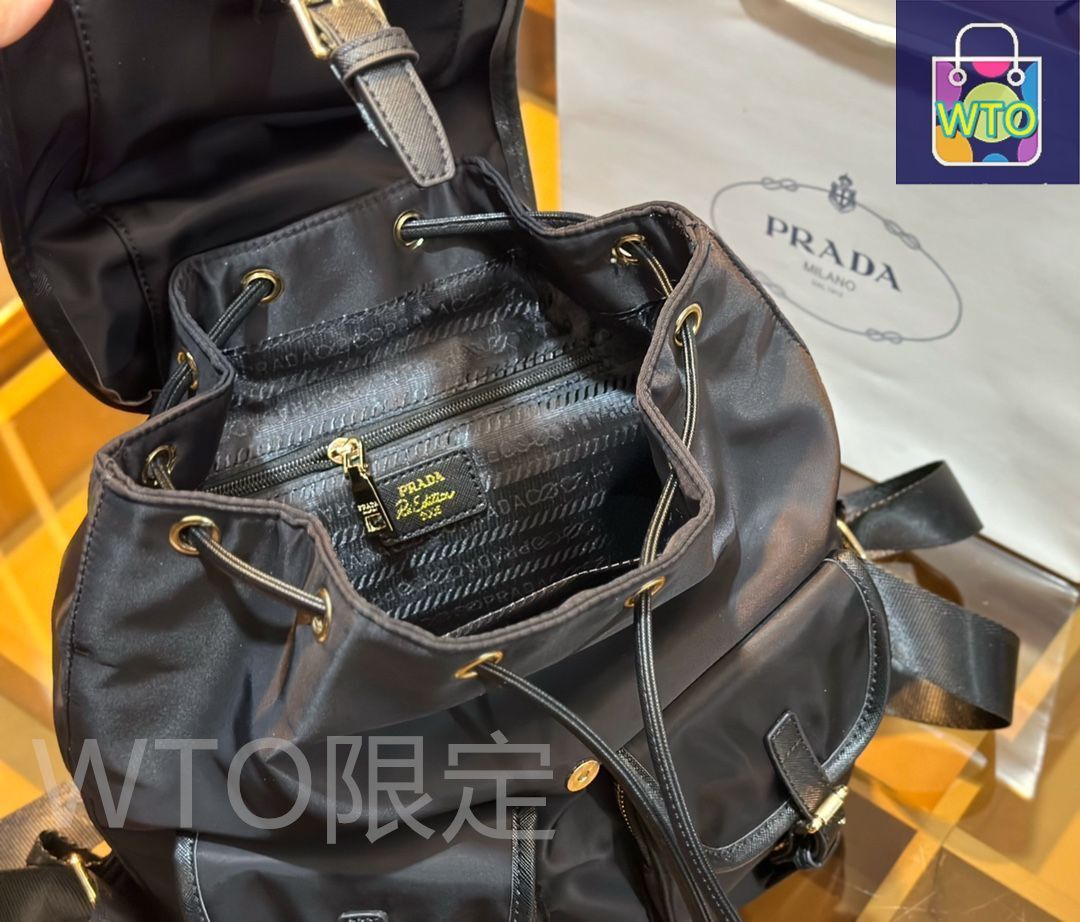 超美品 プラダ PRADA バックパック リュック ショルダーバッグ