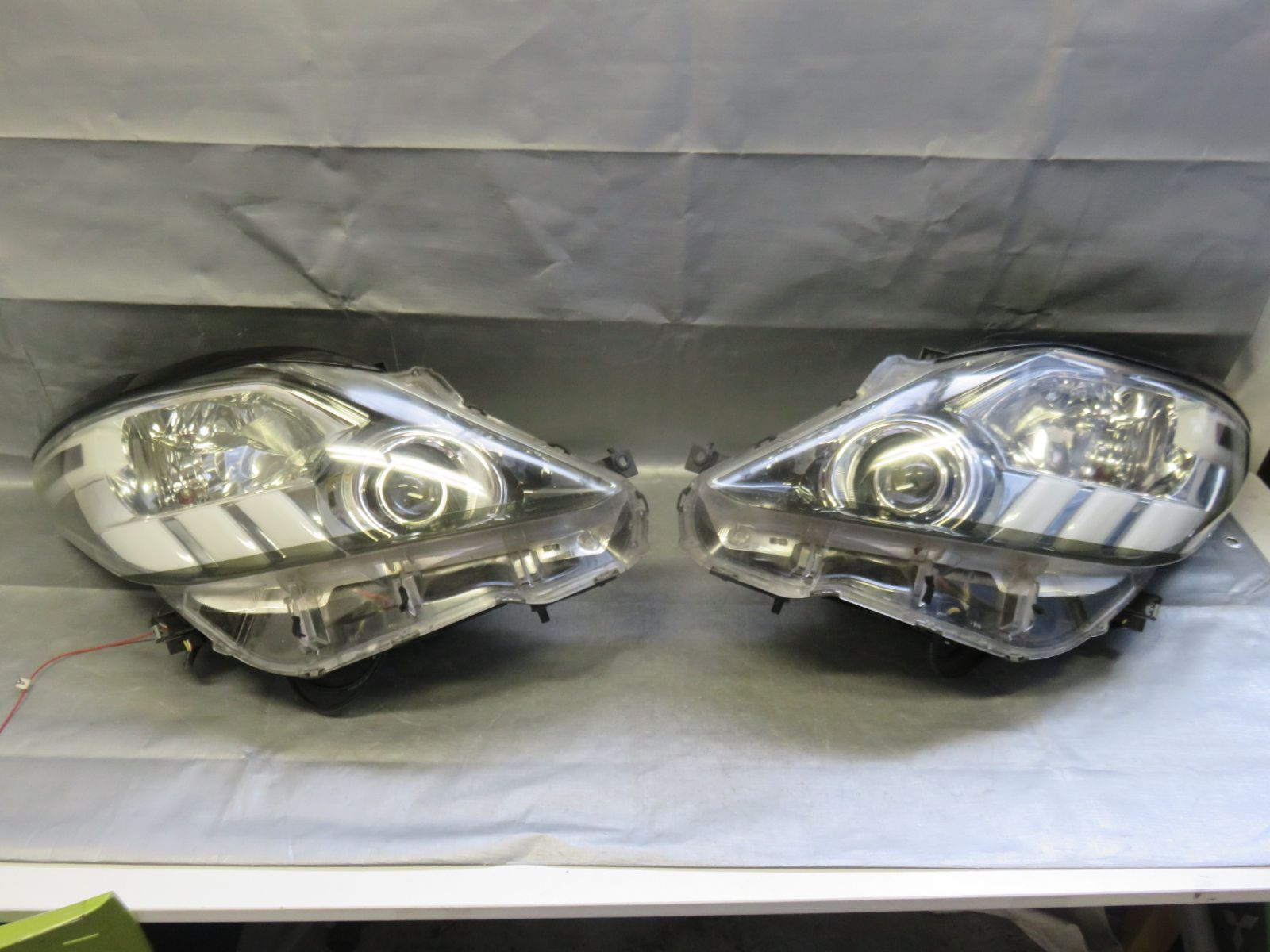 STD5953|カスタム品LED|点灯OK アルファード GGH20W後期 純正 AFS付 ヘッドライト|HID ヘッドランプ|運転席側|助手席側|左右セット|ICHIKOH 58-22 | GGH25W ANH25W ANH20W