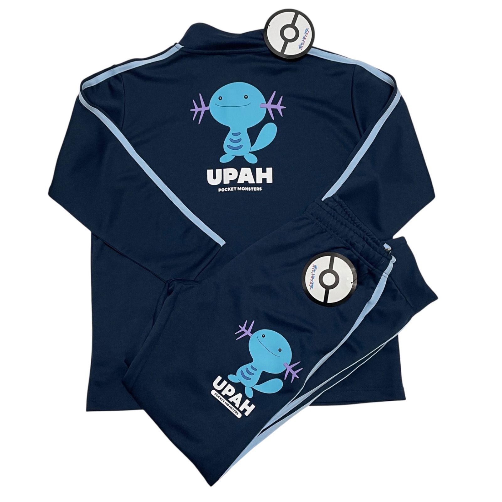 レア】ポケモン ウパー フルカラープリントジャージ 上下セットアップ