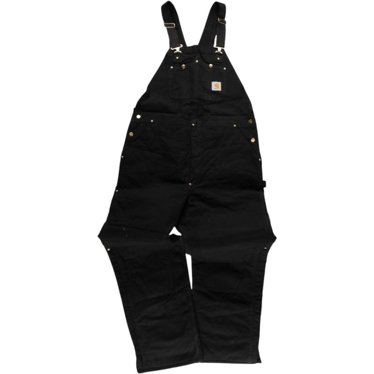 古着 ビッグサイズ カーハート Carhartt ダブルニー ダック オーバーオール メンズw48相当|eaa589287