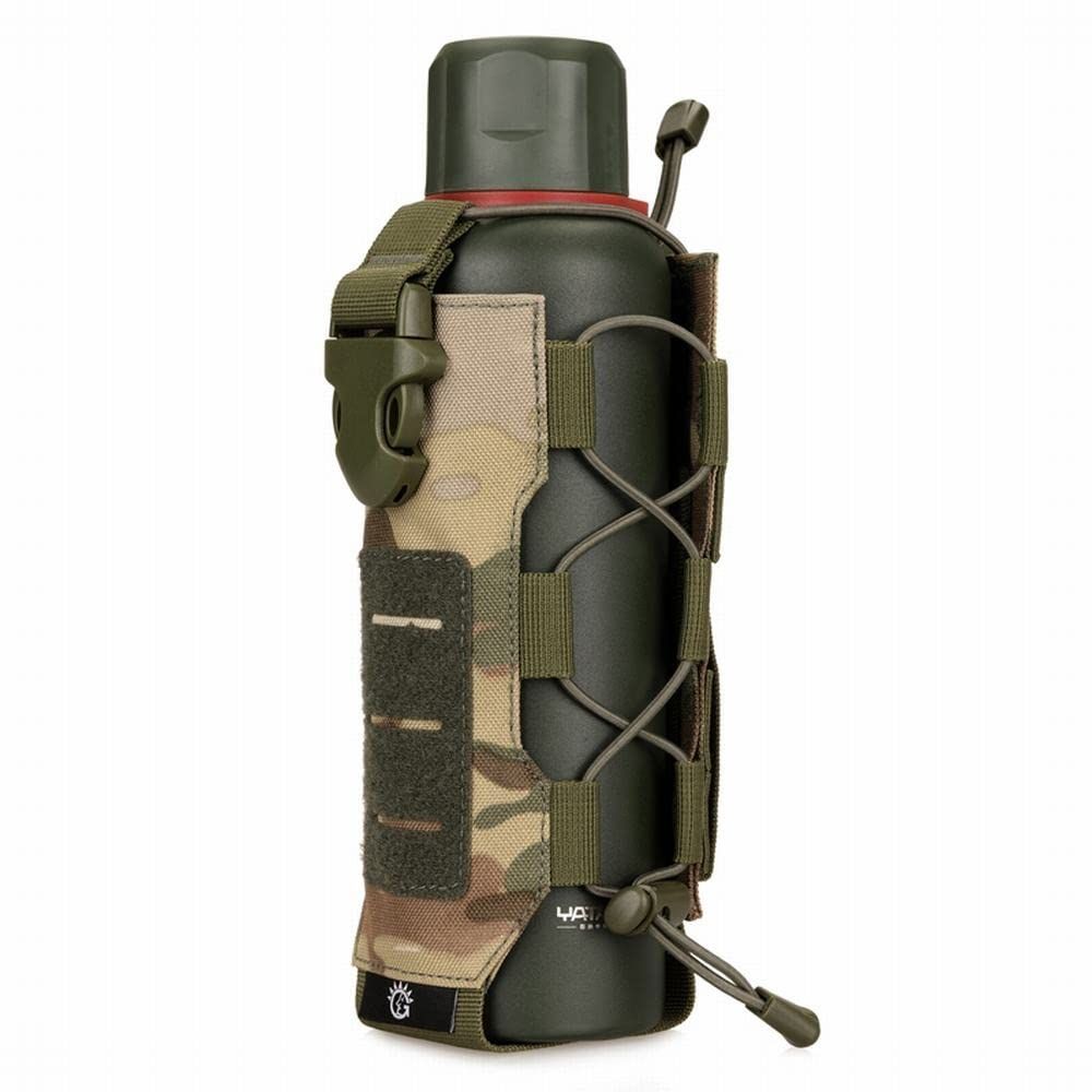 新品 [PHOENIX IKKI] 多機能 300ml-850mlボトル対応 トランシーバー マガジン収納可能 調節可能 Molleモール対応 タクティカル 水筒ポーチ ペットボトルホルダー ツールバッグ EDCポーチ