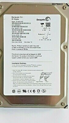 80 GB SATA Seagate Barracuda ST380011AS 7200rpm 3，5