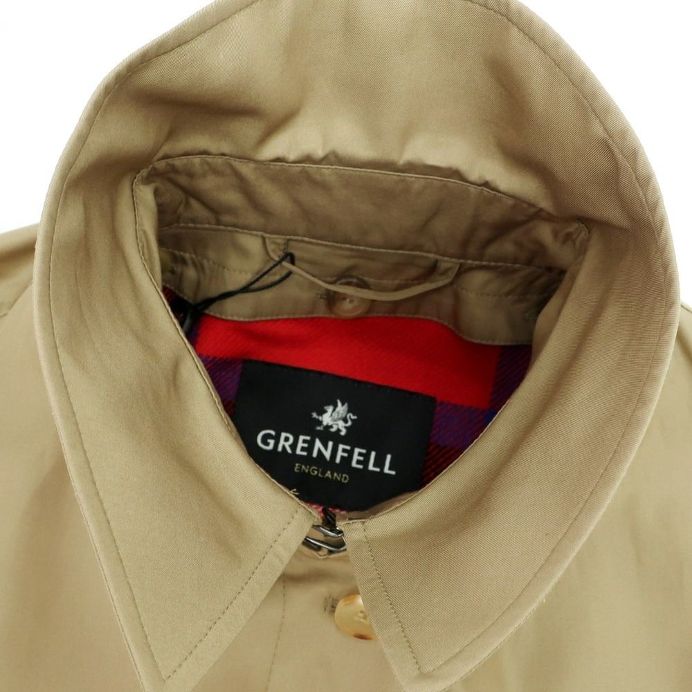 GRENFELL BEGG 赤ウールライナー ステンカラーコート ベージュ 42 GRENFELL: CAMPBELL ステンカラー コート｜ SHIPS 公式サイト