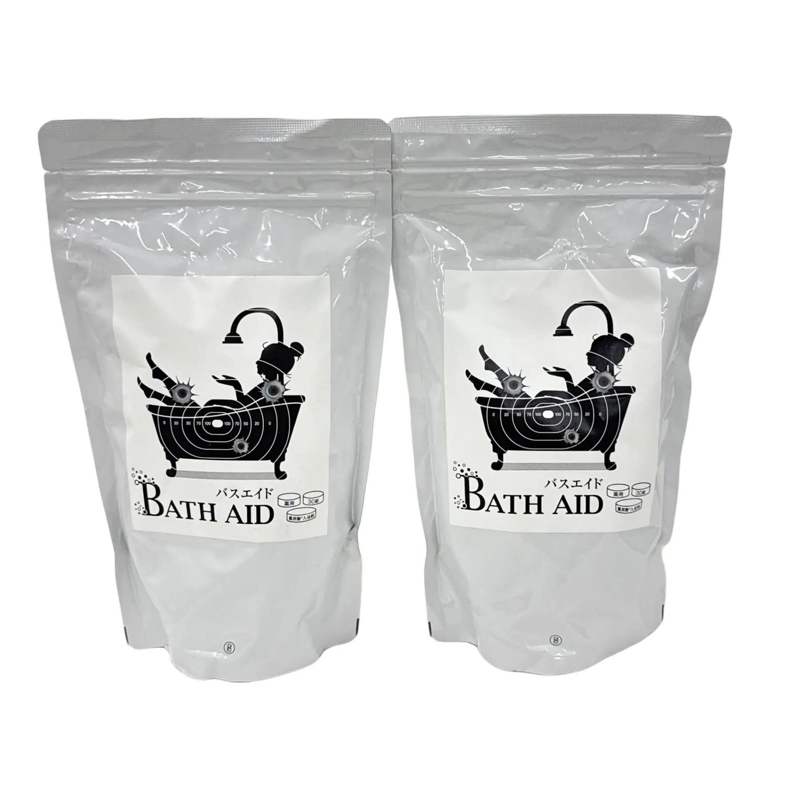 入浴剤・バスソルト BATH AID Bath Aid 入浴剤 1袋15g×30包✖️2袋 薬用バスエイド 薬用