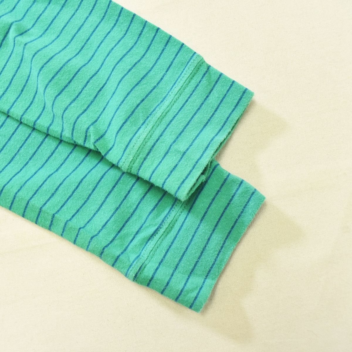 新品 ジャックバニー 長袖モックネック ボーダー グリーン Lサイズ（5） ジャックバニー 長袖モックネックカットソー <ボーダー> 263