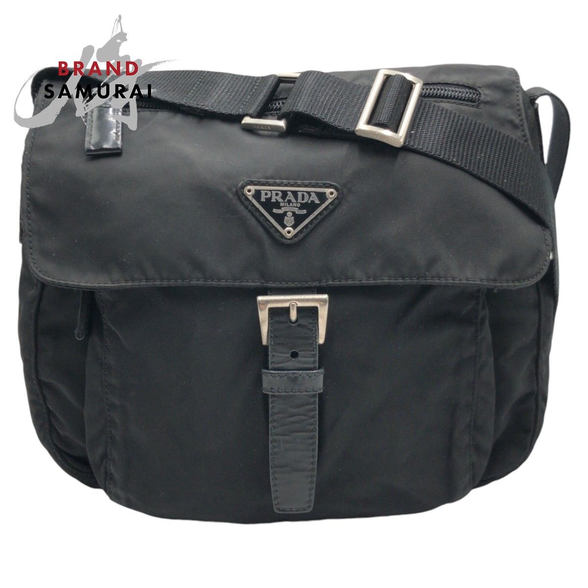 PRADA プラダ テスート 三角ロゴ ブラック 黒 ナイロン