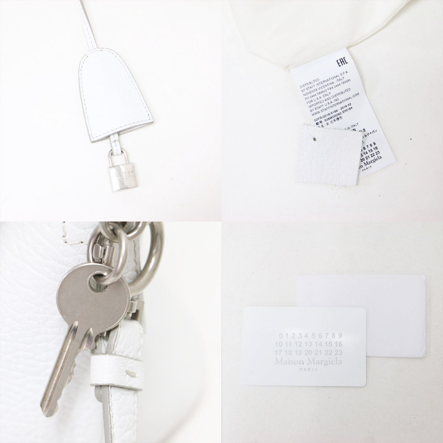 Maison Margiela メゾン マルジェラ バッグ ホワイト 白 | 5AC ラージ