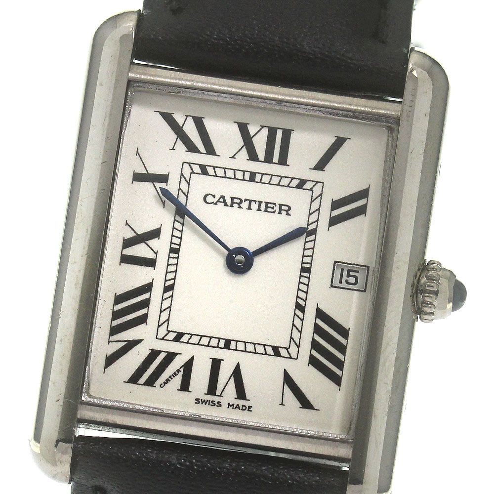 カルティエ CARTIER W1540956 タンク ルイ LM K18WG  クォーツ メンズ_862595