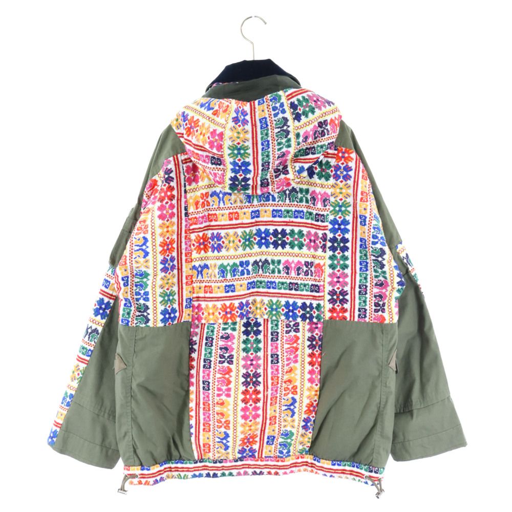 Sacai (サカイ) 19AW Floral Stripe Jacquard Blouson Jacket 