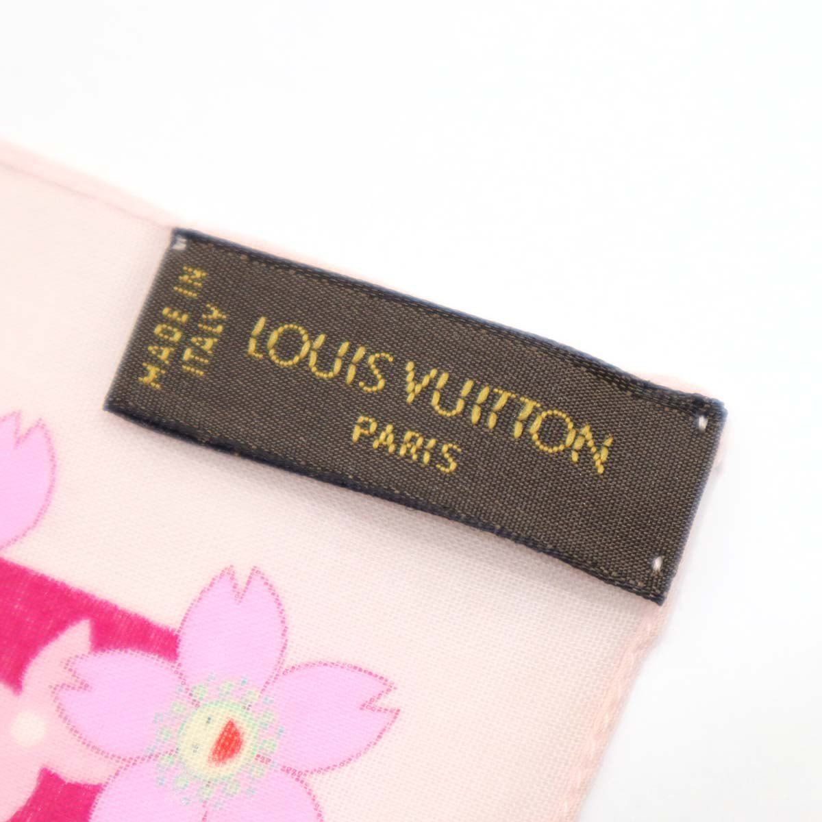 LOUIS VUITTON ルイヴィトン LV ハンカチ スカーフ M71921 村上隆 