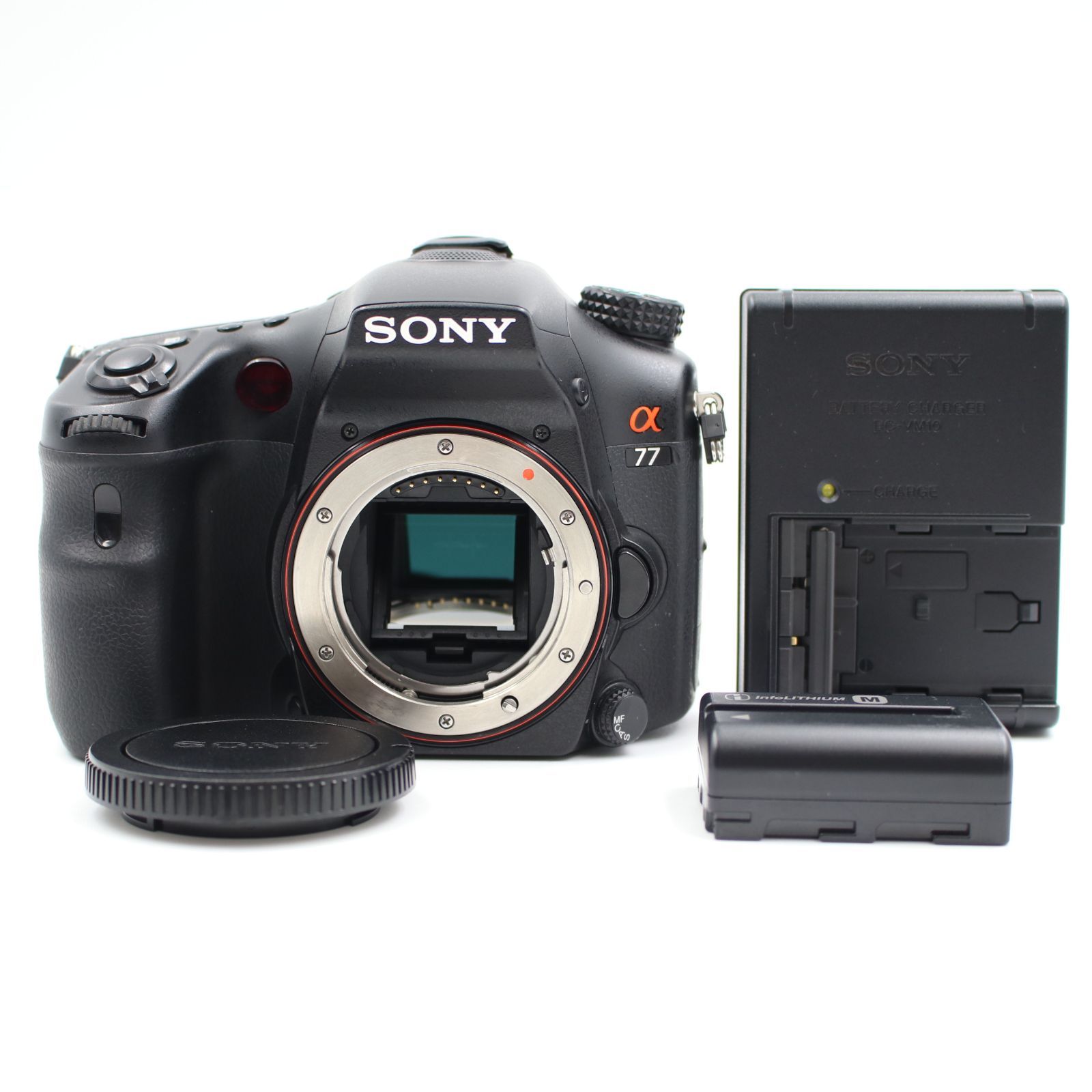 【ほぼ新品】 ソニー α77 ボディ SLT-A77V シャッター回数5938回 □シャッター数14458枚！新品同様□ SONY α77 ボディ SLT-A77V