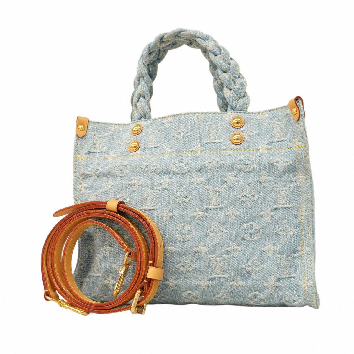 【可愛いデニム♪】LouisVuitton★ハンドバッグ レットゴー LOUIS VUITTON ルイヴィトン ハンドバッグ レットゴー M24897