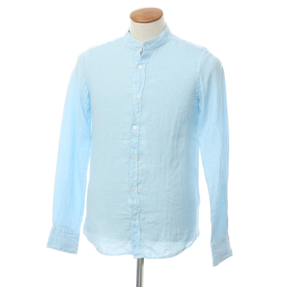 BAGUTTA (バグッタ)バンドカラー コットンウール シャツ サイズS 未  