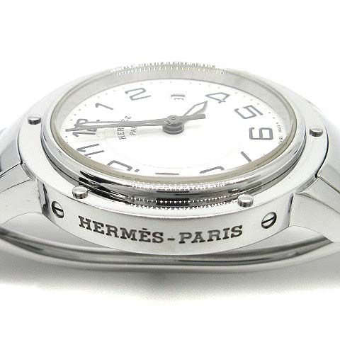 エルメス HERMES クリッパー デイト クォーツ レディース 腕時計