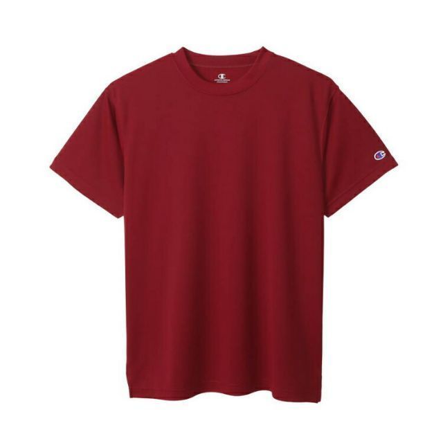 HANES ヘインズ SHORT SLEEVE マルーン Lサイズ C3-XS395 970 | スポーツ 運動 服 衣類 ウエア ウェア トップス ショートスリーブ Tシャツ 半袖 着心地 デザイン 吸汗速乾 抗菌防臭 ワッペン 機能性 ブラ