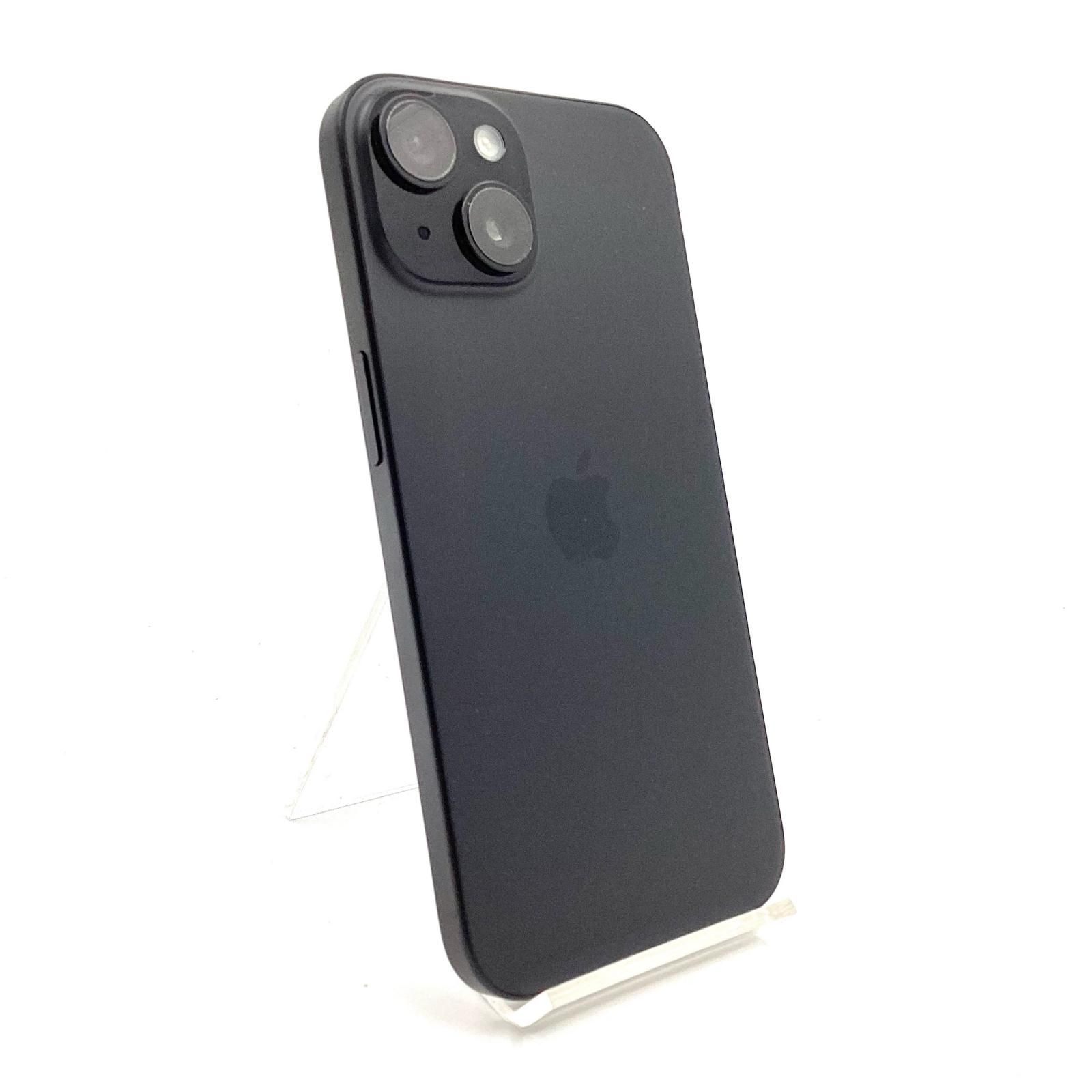 【全額返金保証】【最速発送】Apple iPhone 15 128GB ブラック SIMフリー 美品 動作確認済 89%