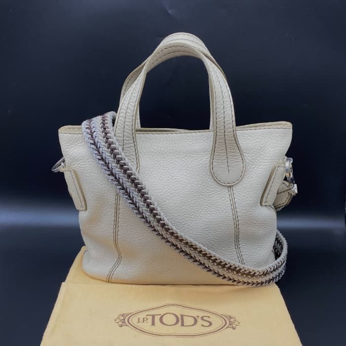 TOD’S トッズ 2way レザー ハンド ショルダー バッグ eD0149M