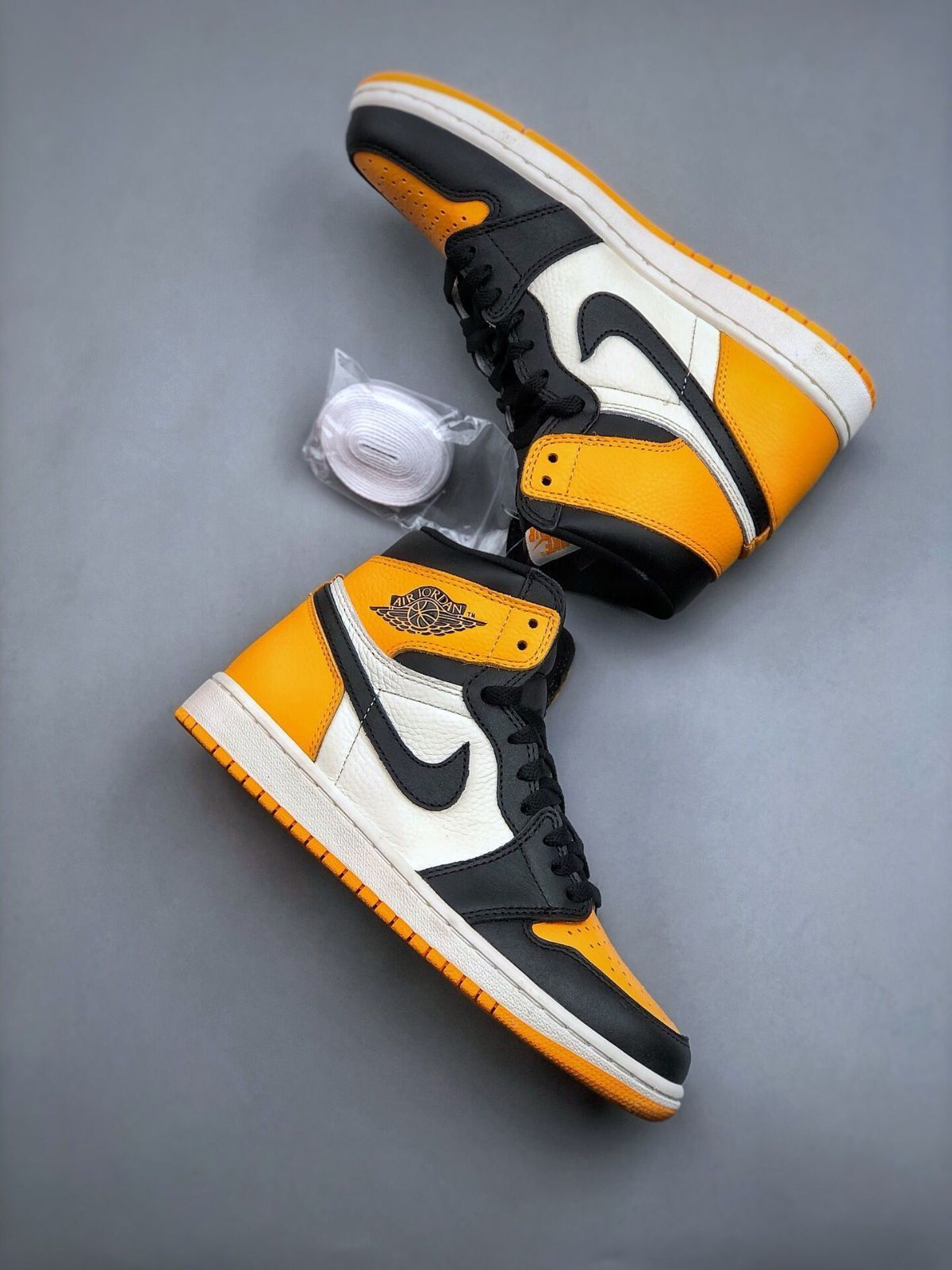 SK-003 NIKE AIR JORDAN 1 Mid Yellow - メルカリ