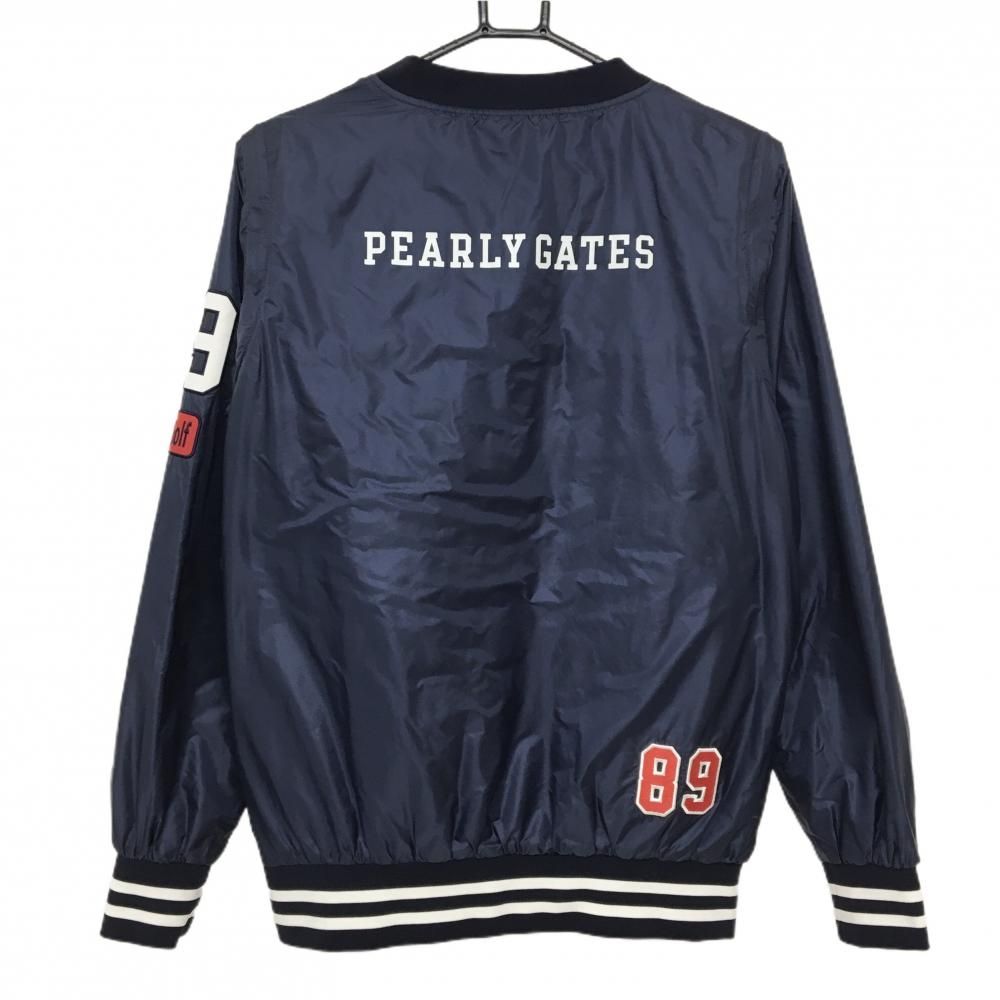 中綿リバーシブル2WAYスニード レッド×ネイビー